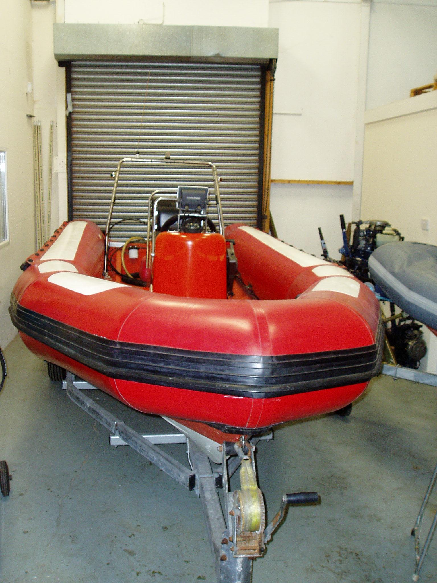 Stock boat at Auto Marine Services