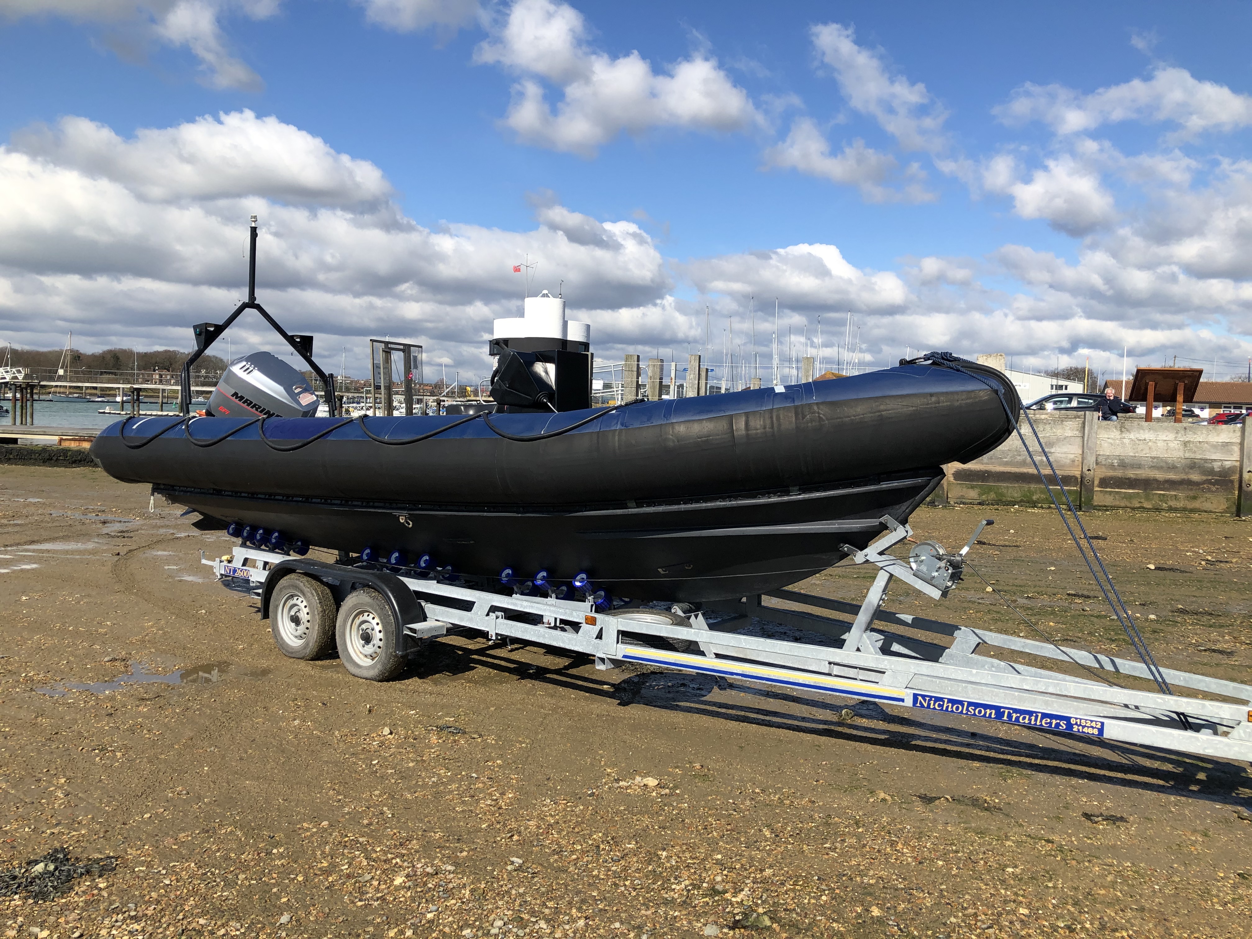 Stock boat at Auto Marine Services