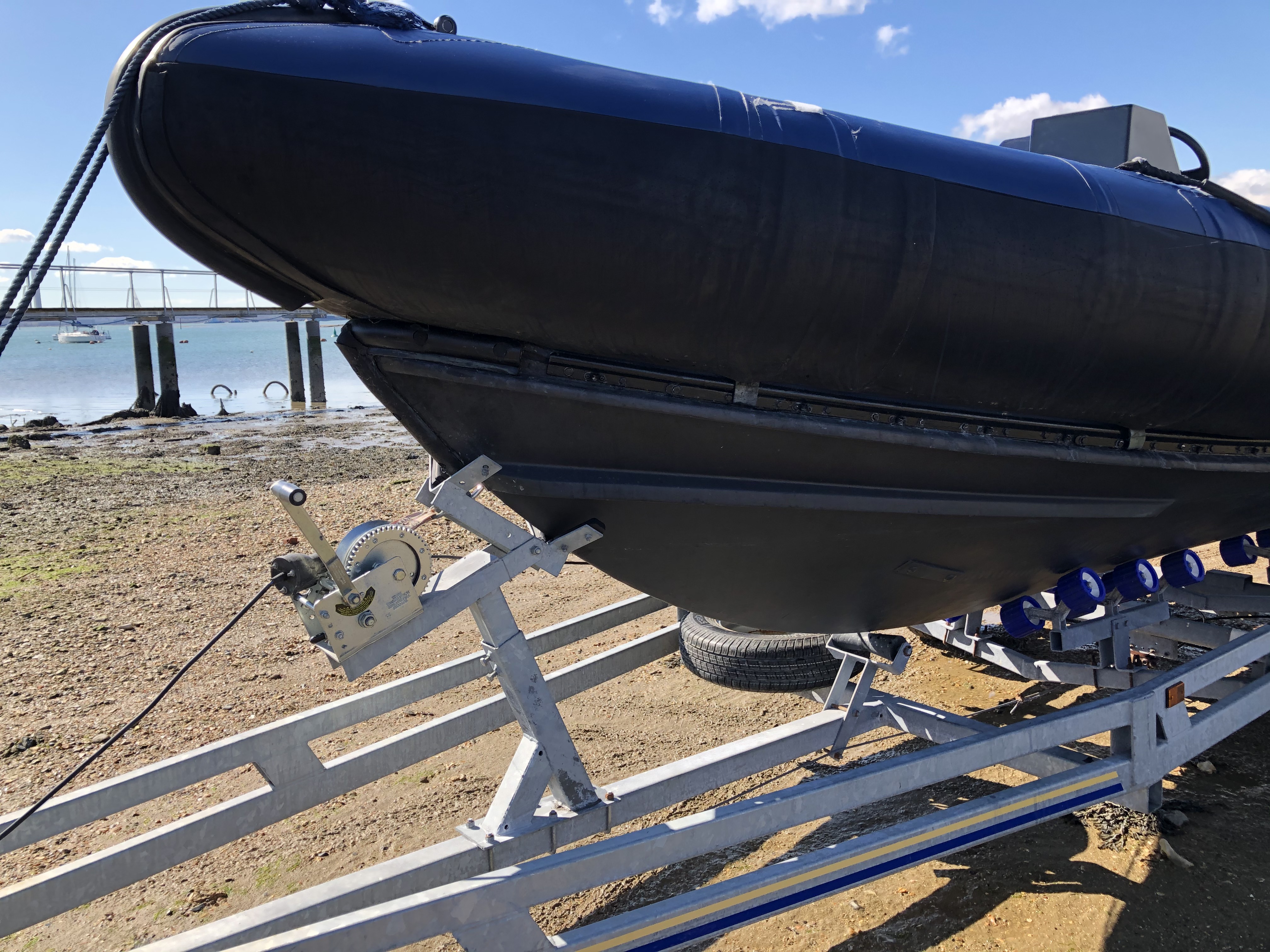 Stock boat at Auto Marine Services