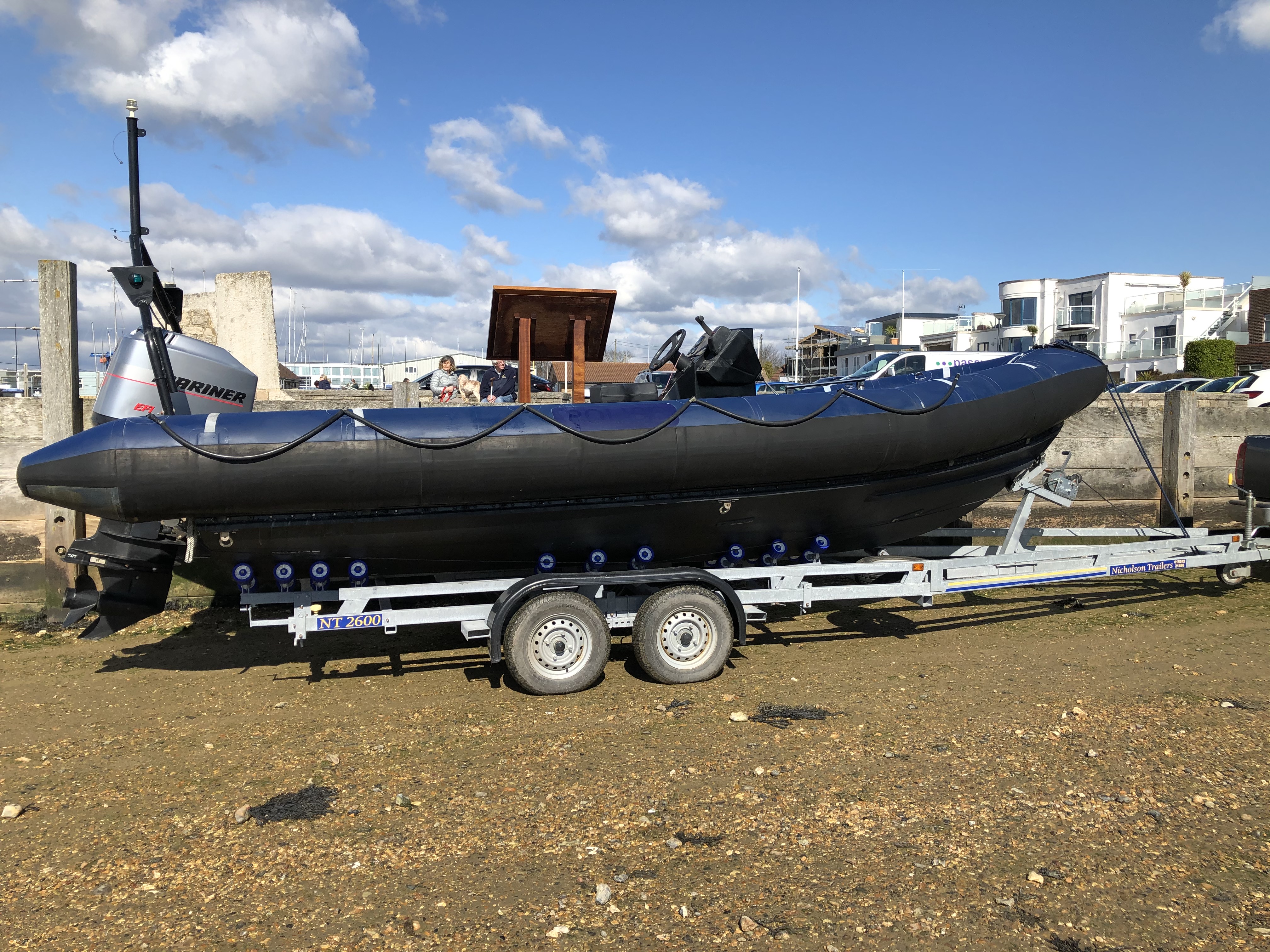 Stock boat at Auto Marine Services