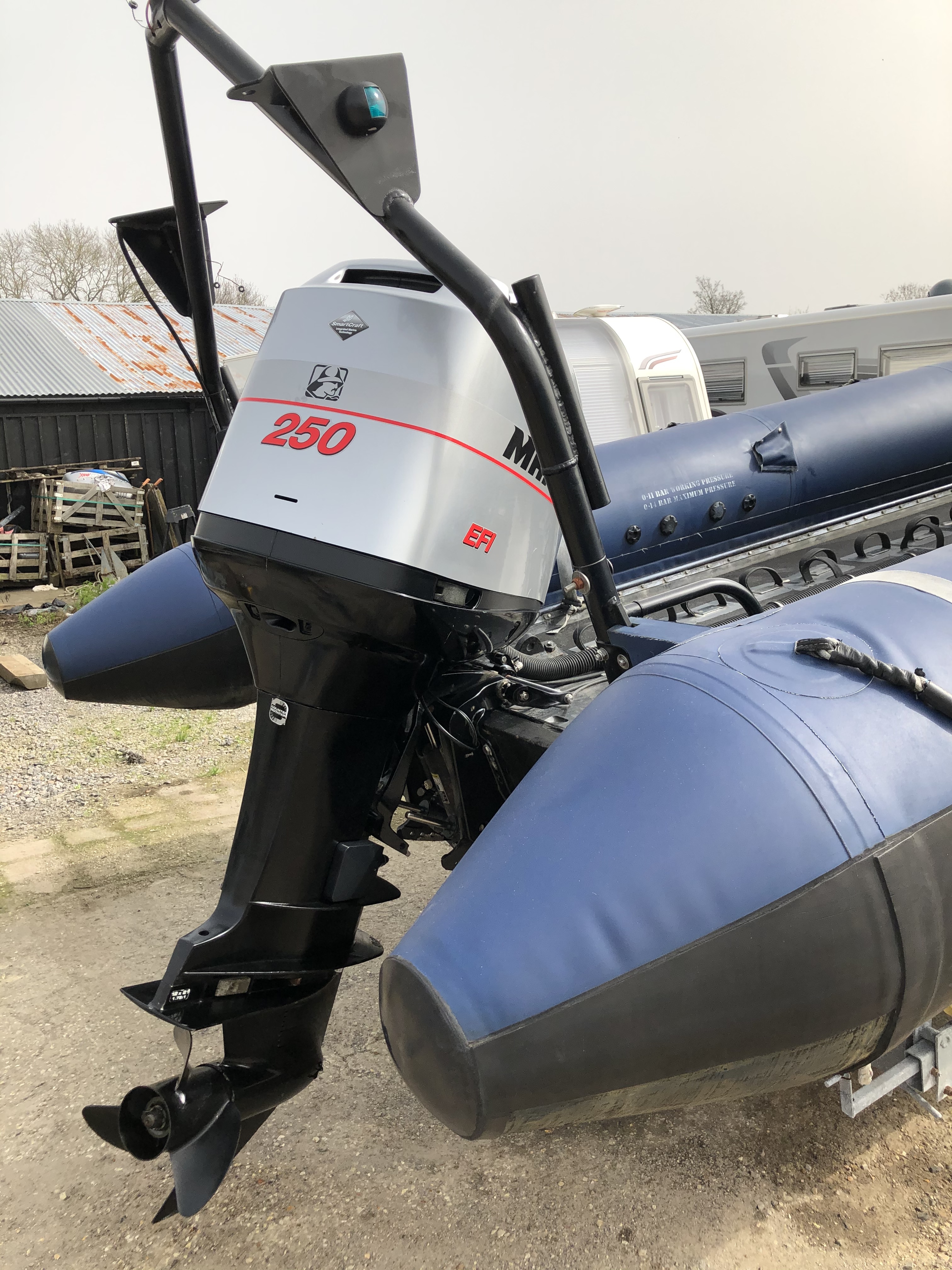 Stock boat at Auto Marine Services