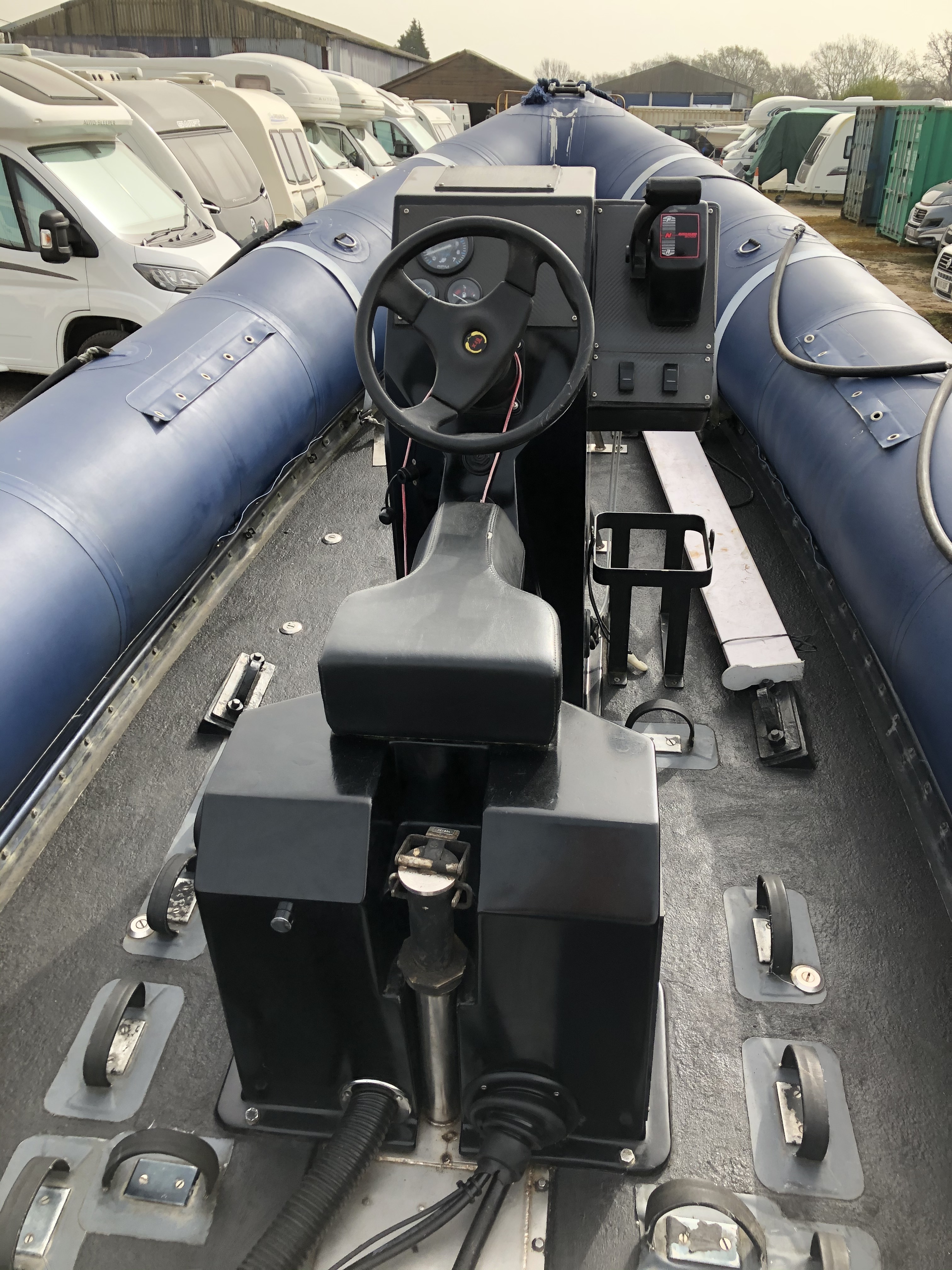 Stock boat at Auto Marine Services